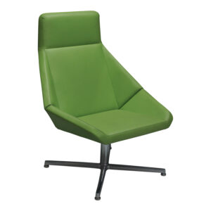 Arcadia Nios Used High-back Lounge Chair, Green PU
