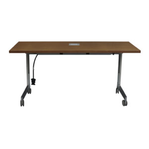 Haworth Used 24x60 Laminate Mobile Secondary Training Table, Oak