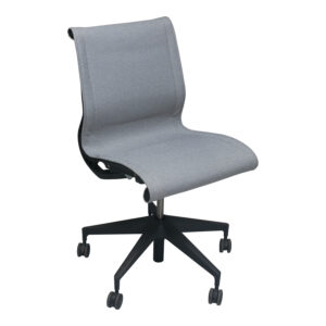 Herman Miller Setu Used Armless Chair, Light Gray