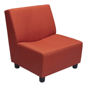 Herman Miller Swoop Used Guest Lounge Chair, Orange