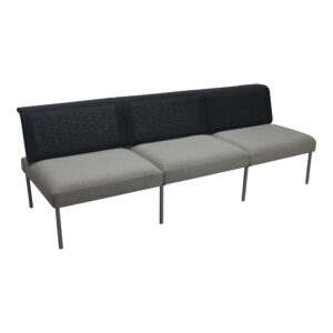 Herman Miller Used Public Office Landscape Three Seater Sofa, Gray