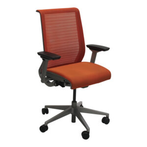 Steelcase Think Used Mesh Back Task Chair, Orange