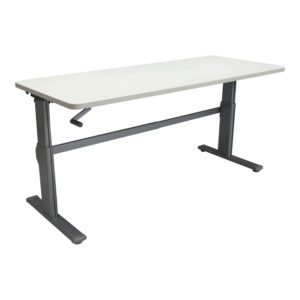 Steelcase VL1 Series Used 29x70 In Manual Sit Stand Desk, White