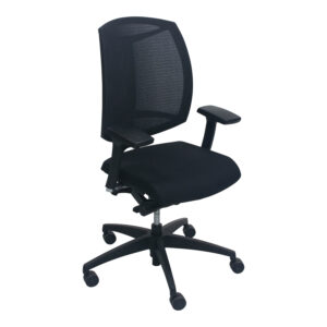 Teknion Used Mesh Back Task Chair, Black