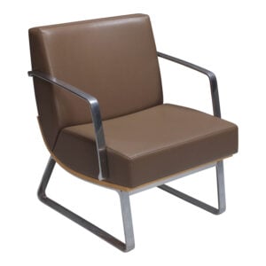 Harter by Izzy Truman Lounge Used PU Leather Lounge, Tan