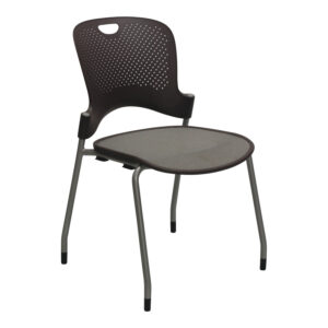 Herman Miller Caper Used Armless Stack Chair w Mesh Seat, Mocha Brown