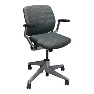 Steelcase Vecta Kart Used Nesting Chair, Warm Gray Pattern